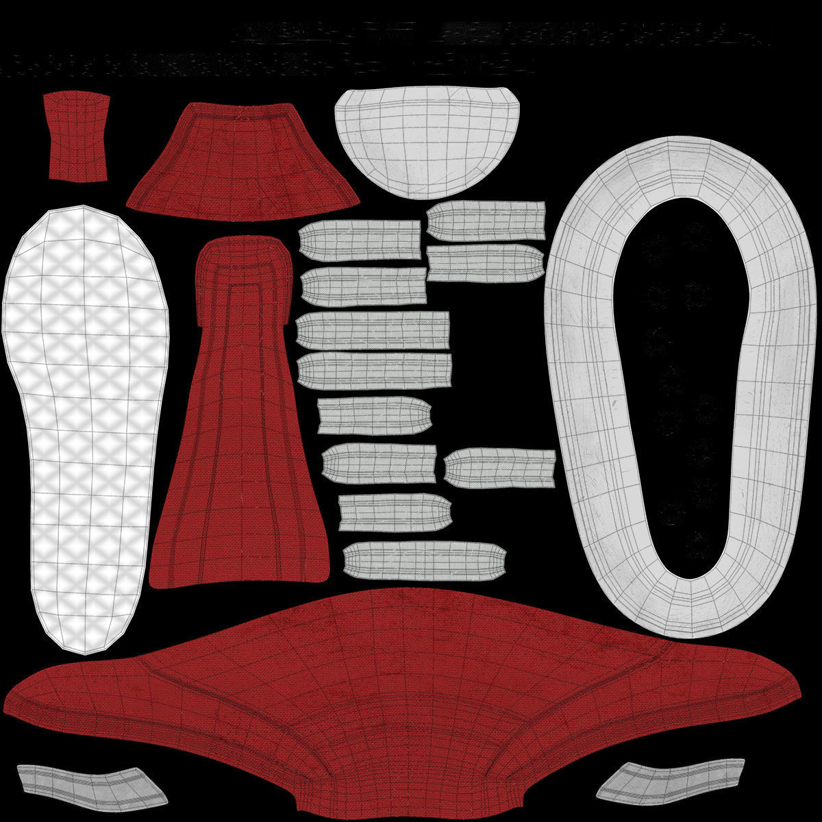 Cartoon Girl 3D model_55