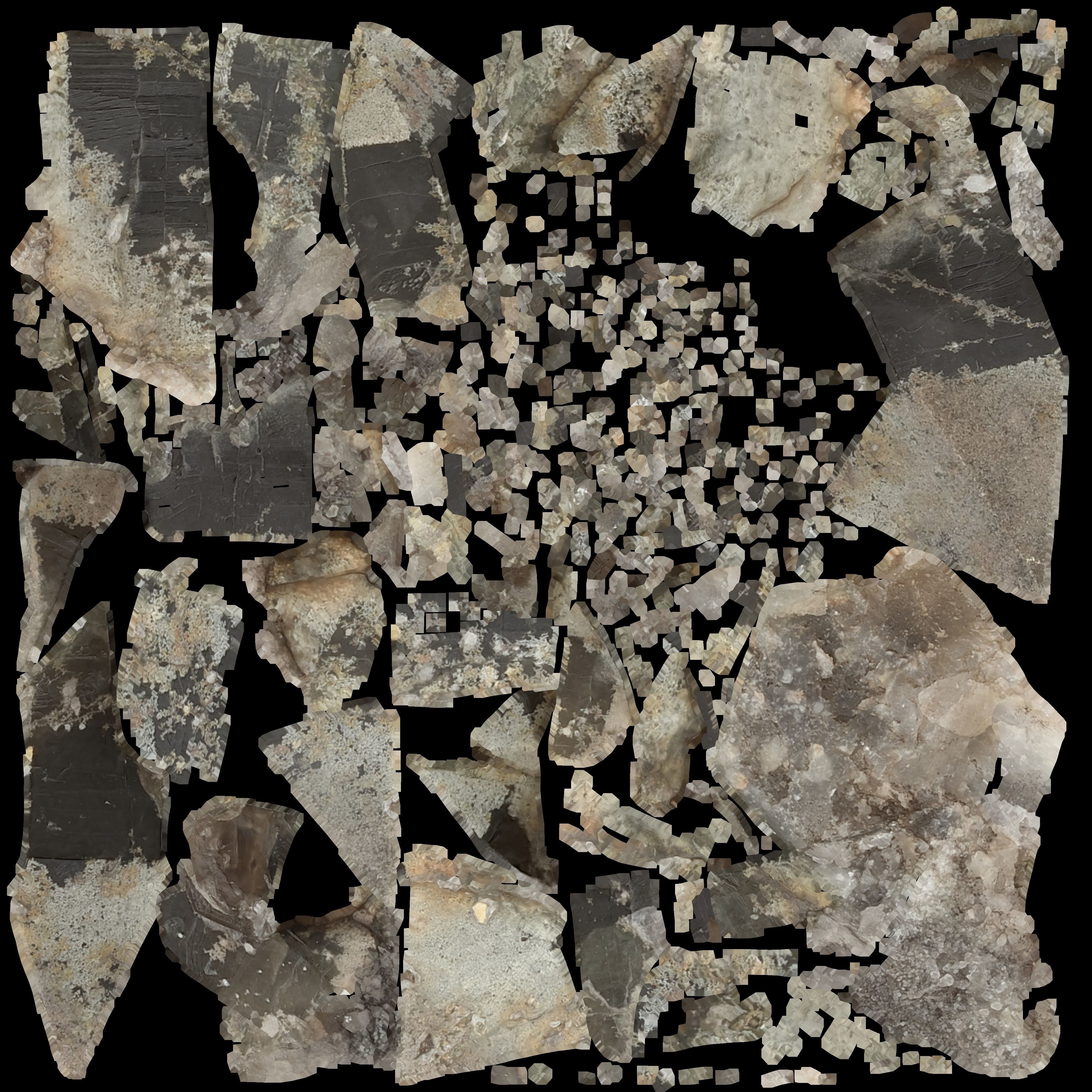 gem smoke quartz Rauchquarz juwel Low-poly 3D model_6