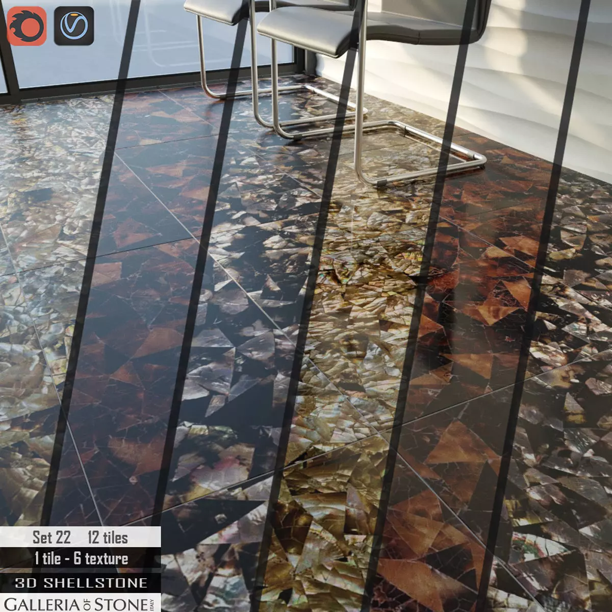 Galleria of Stone Italy Set 22 3D model_0