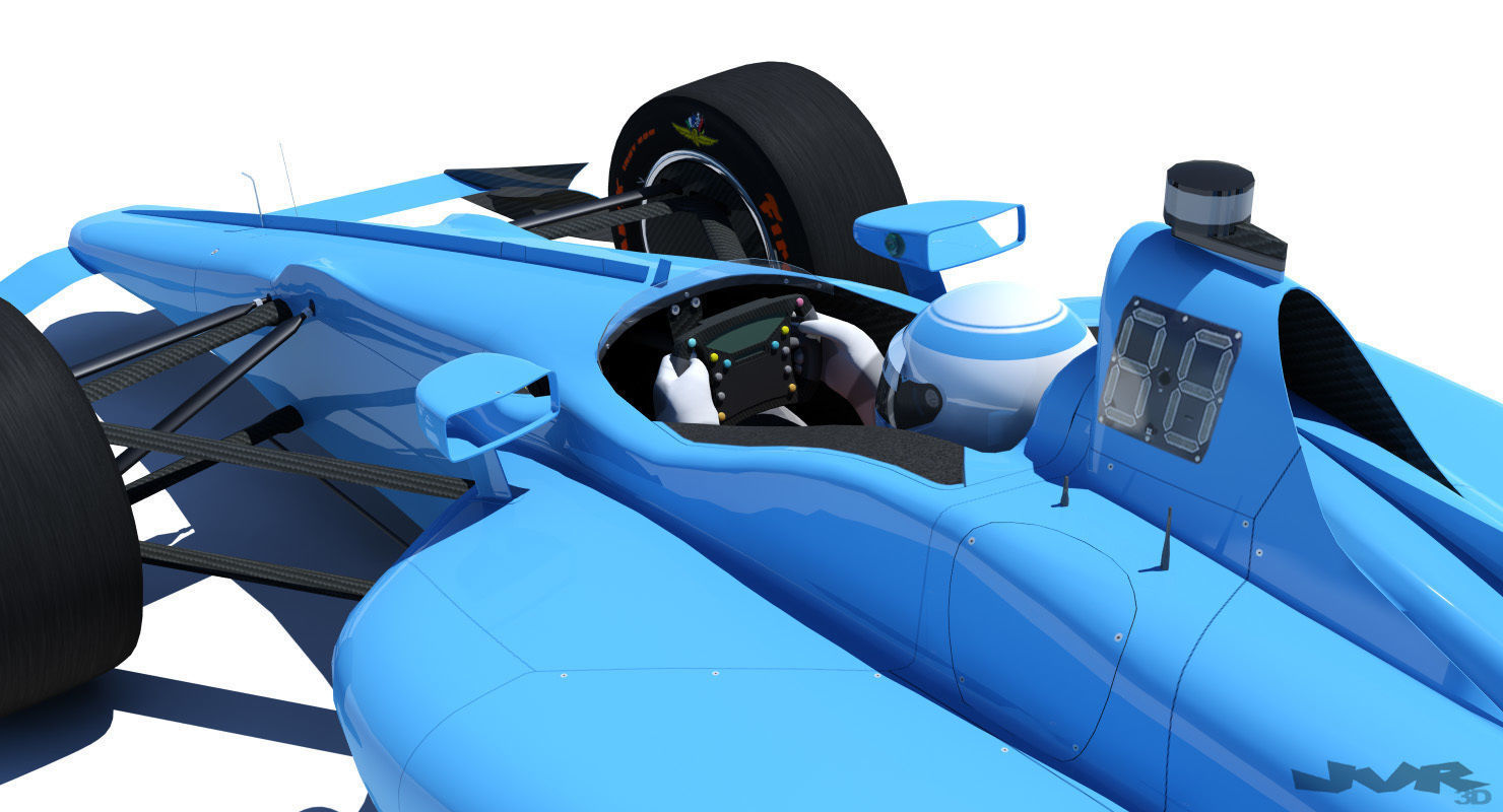 Indycar 2018 - Oval version 3D model_4