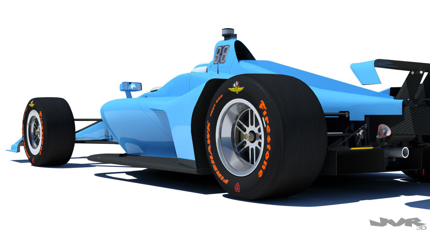 Indycar 2018 - Oval version 3D model_7