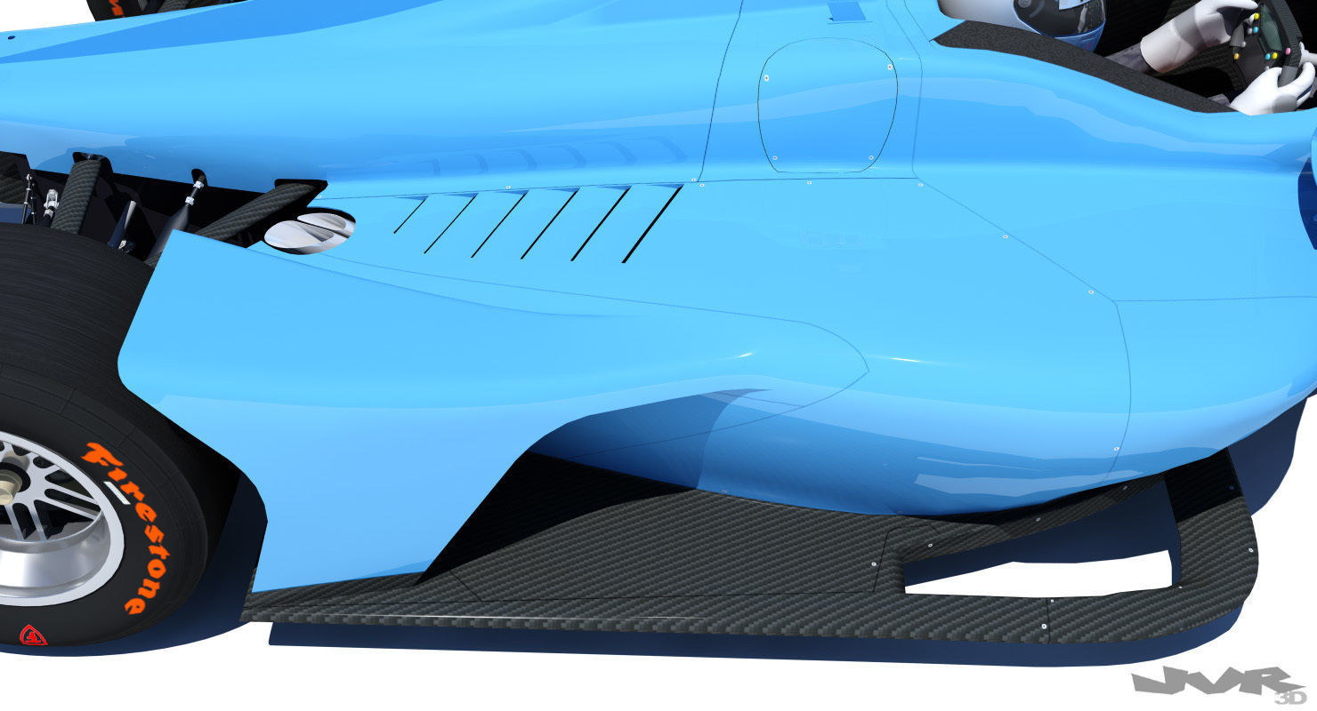 Indycar 2018 - Oval version 3D model_8
