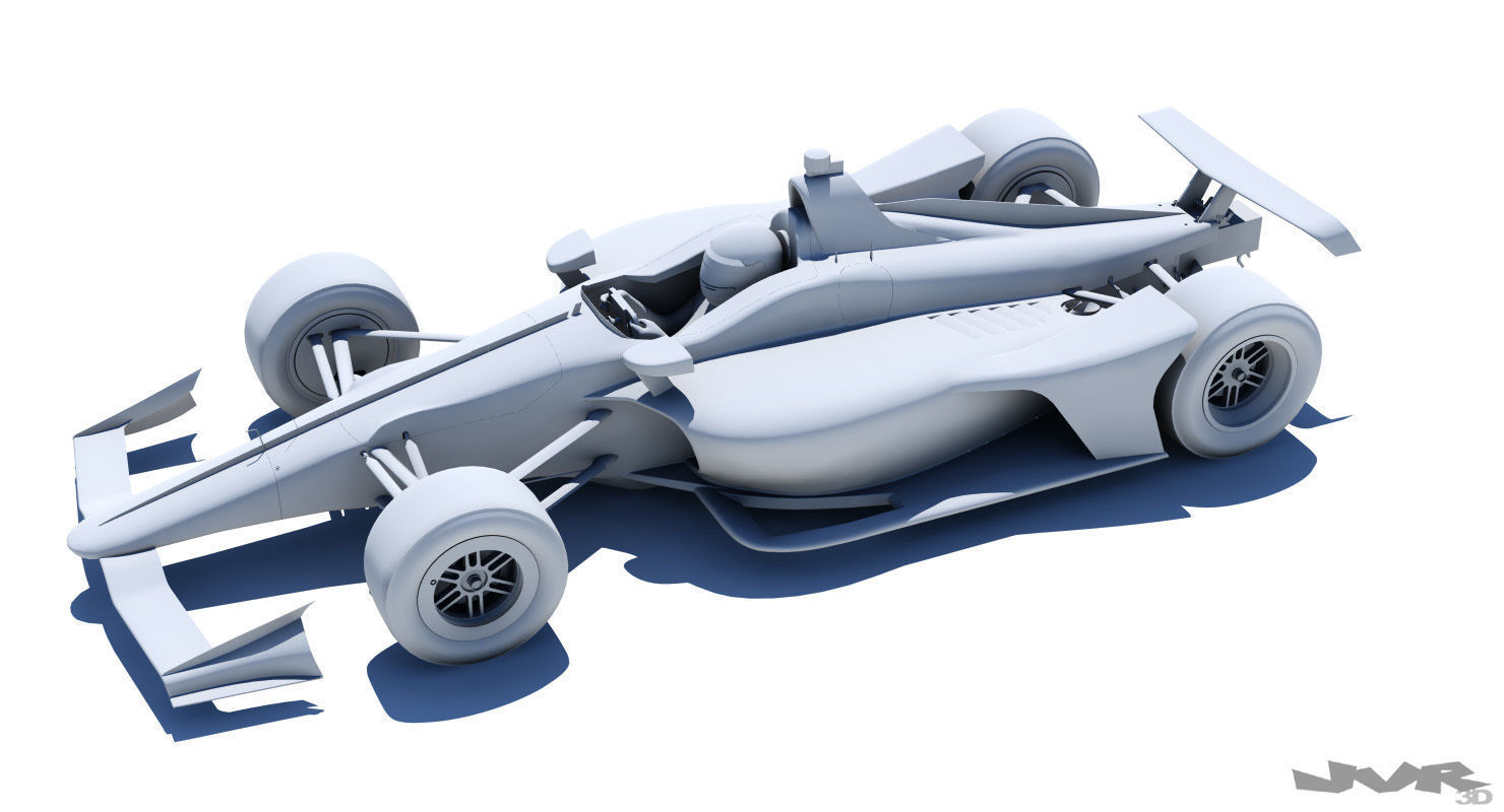 Indycar 2018 - Oval version 3D model_11