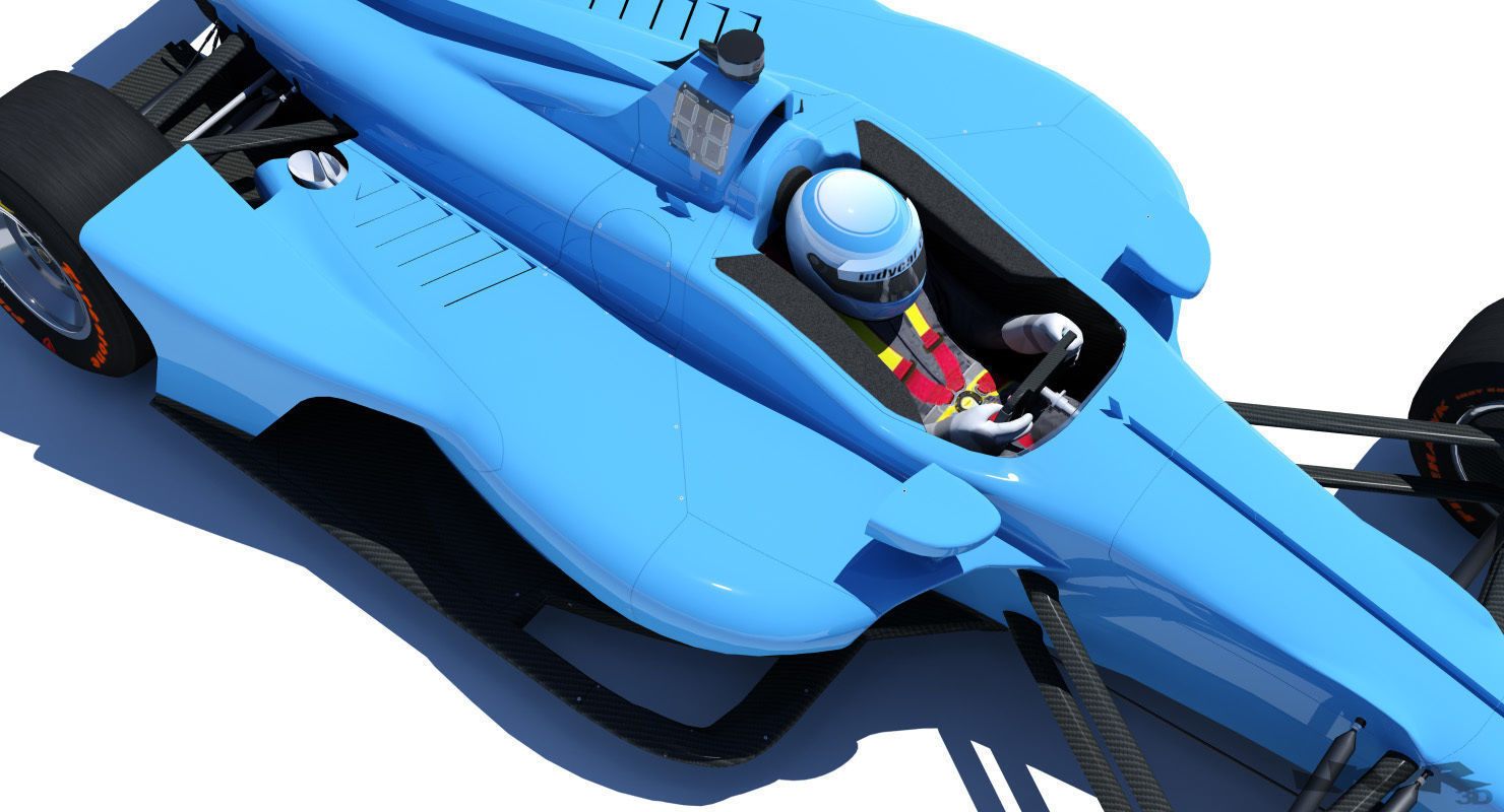 Indycar 2018 - Oval version 3D model_6