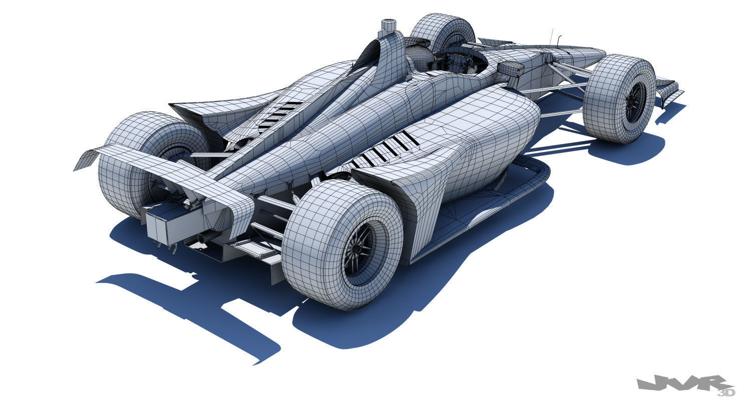 Indycar 2018 - Oval version 3D model_14