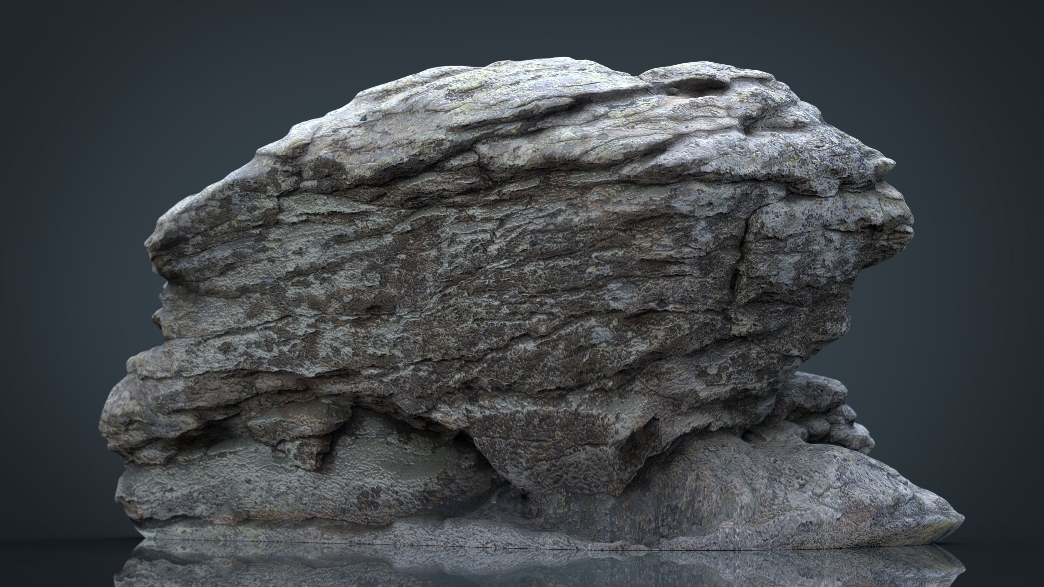 ROCK 29 Low-poly 3D model_12