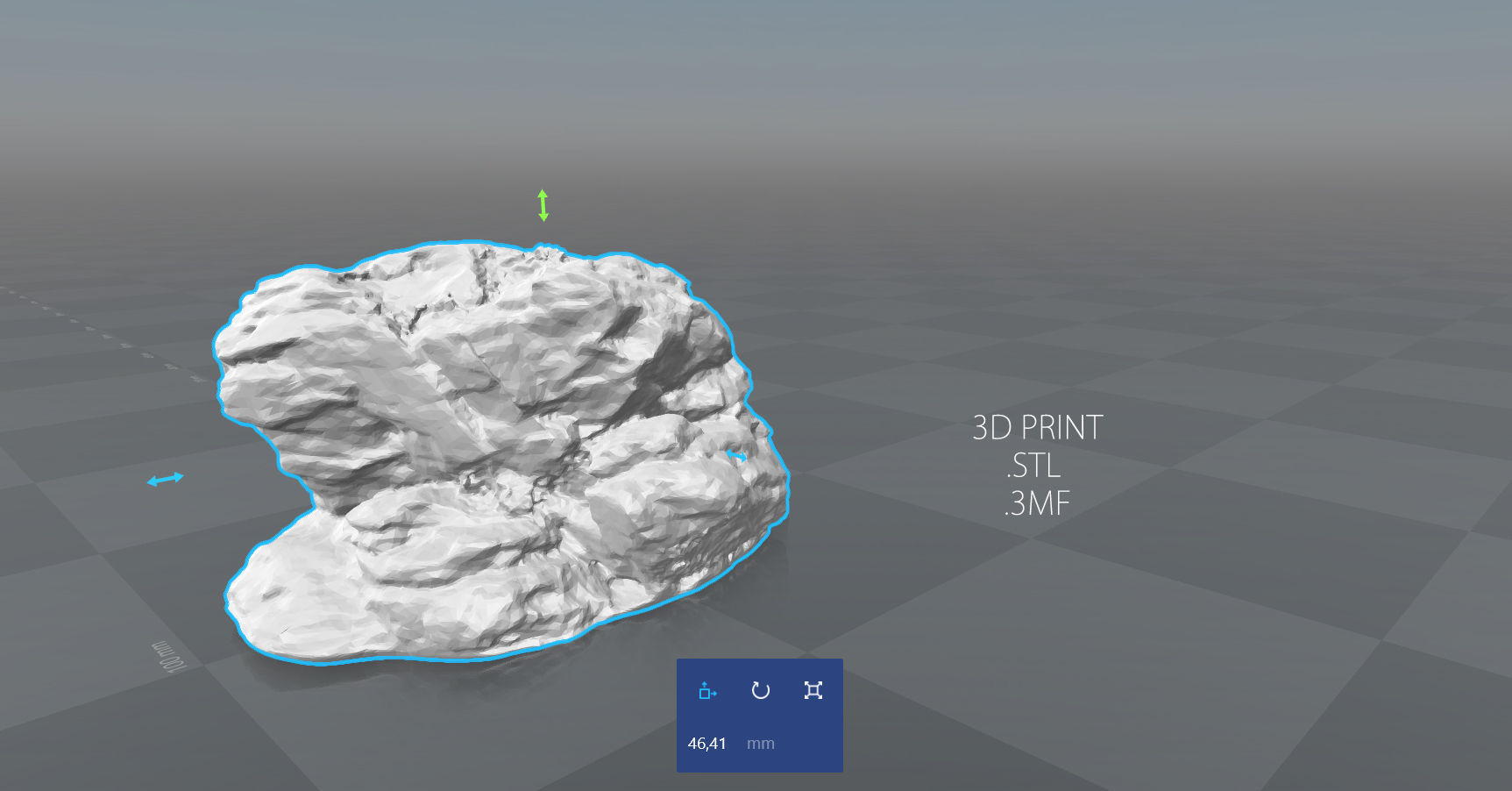 ROCK 29 Low-poly 3D model_7