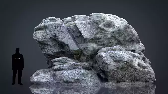 ROCK 29 Low-poly 3D model