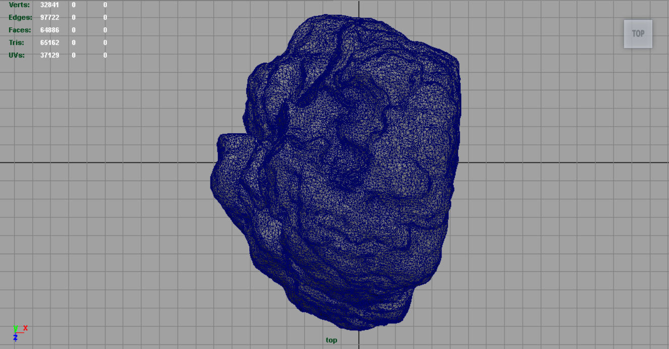 ROCK 29 Low-poly 3D model_5