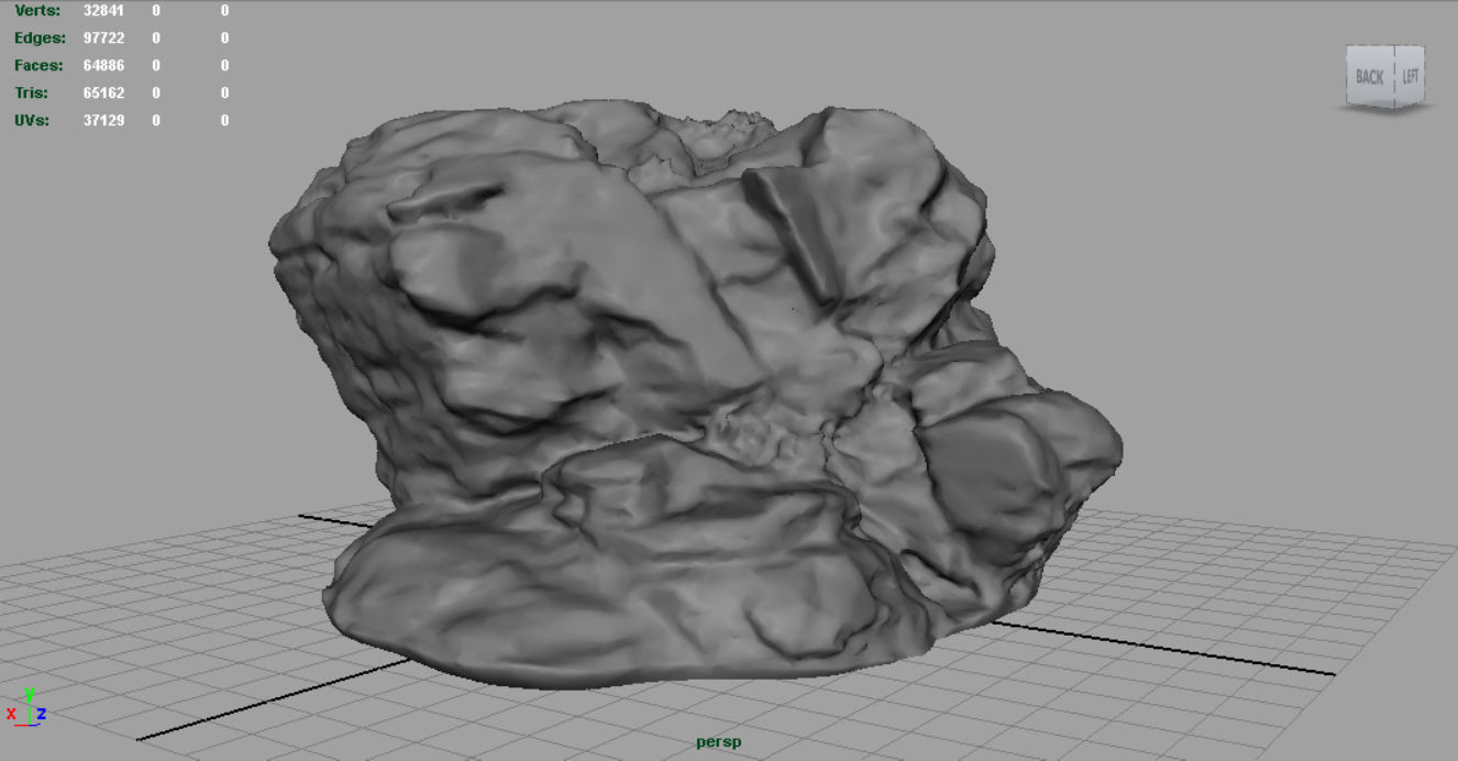 ROCK 29 Low-poly 3D model_4