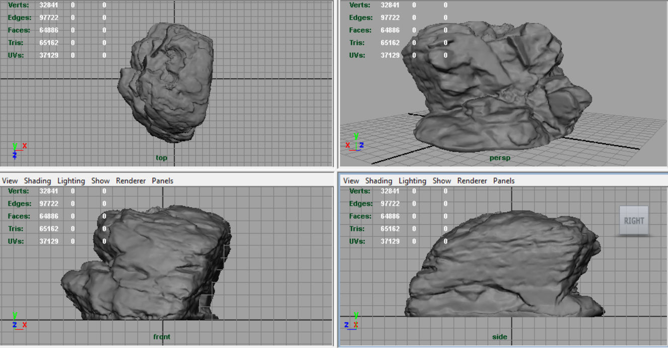 ROCK 29 Low-poly 3D model_6