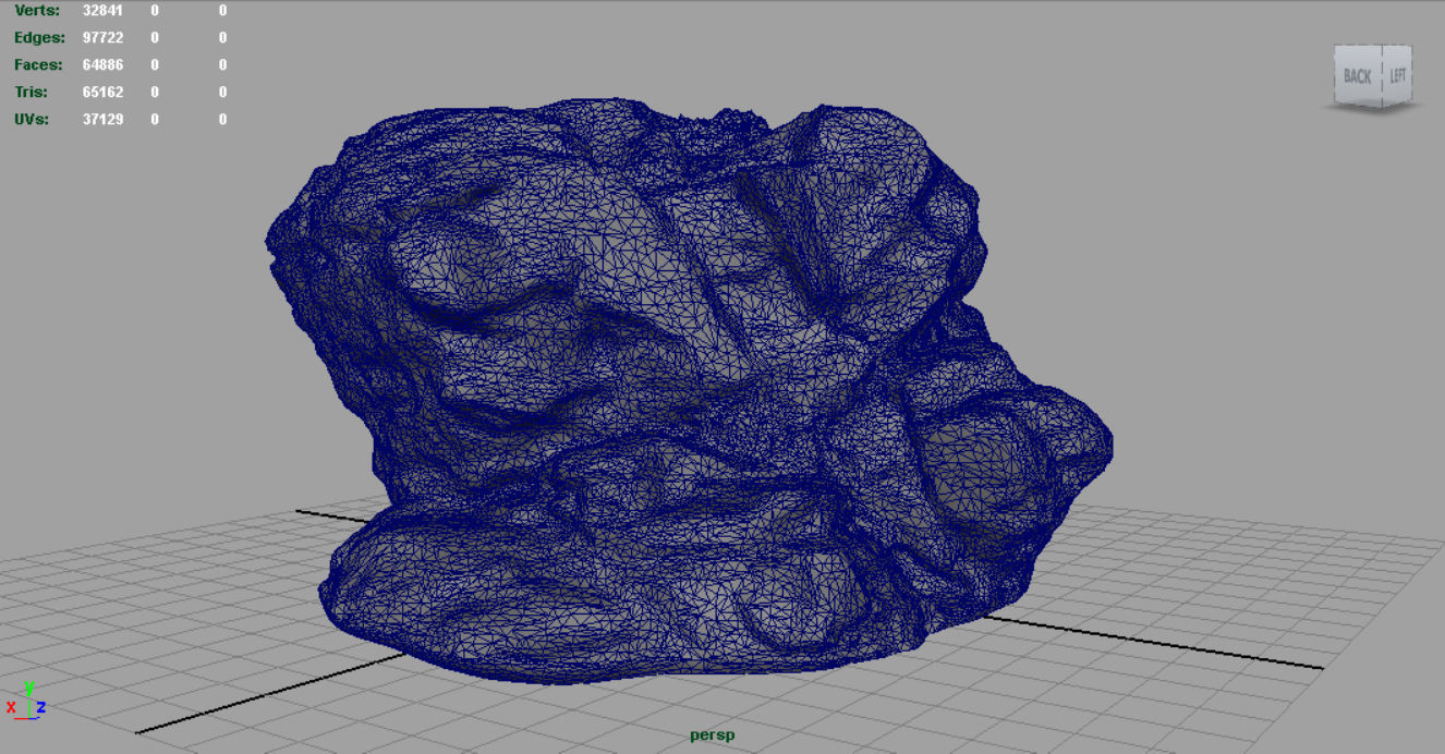 ROCK 29 Low-poly 3D model_2