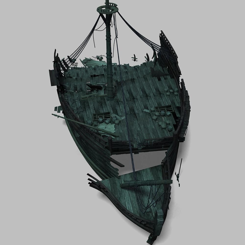 Shipwreck 01 3D model_5