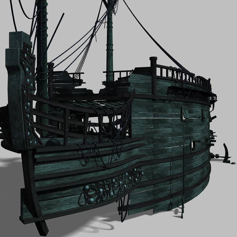 Shipwreck 01 3D model_7
