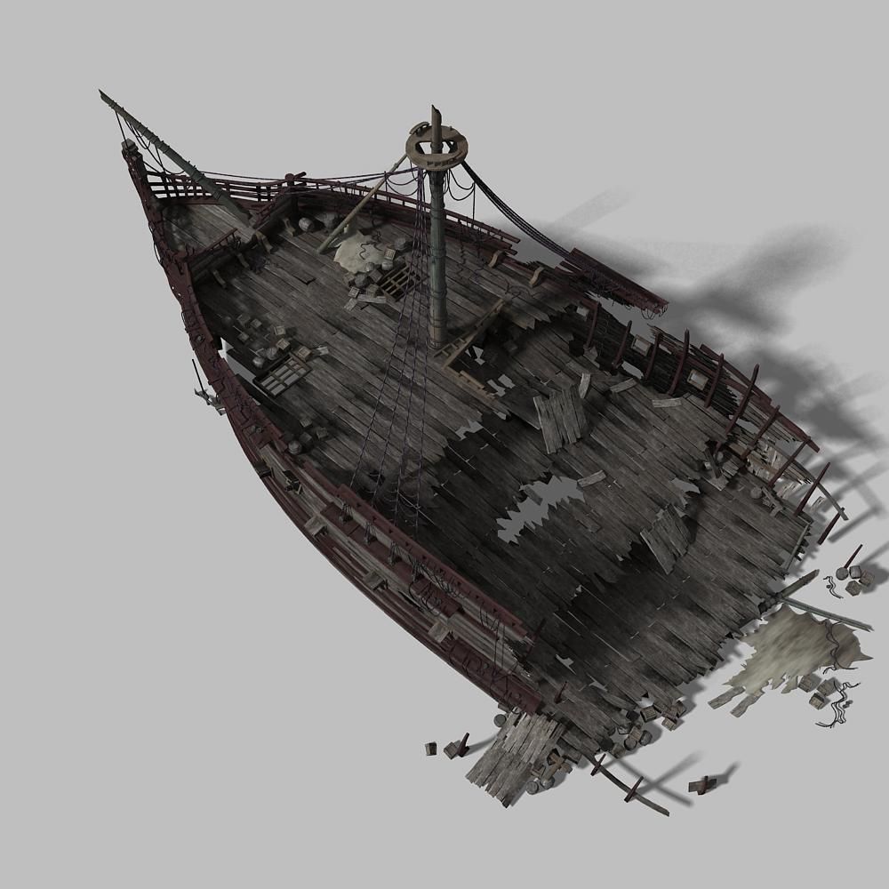 Shipwreck 01 3D model_11