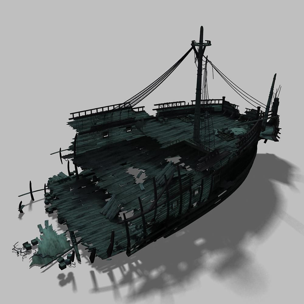 Shipwreck 01 3D model_2