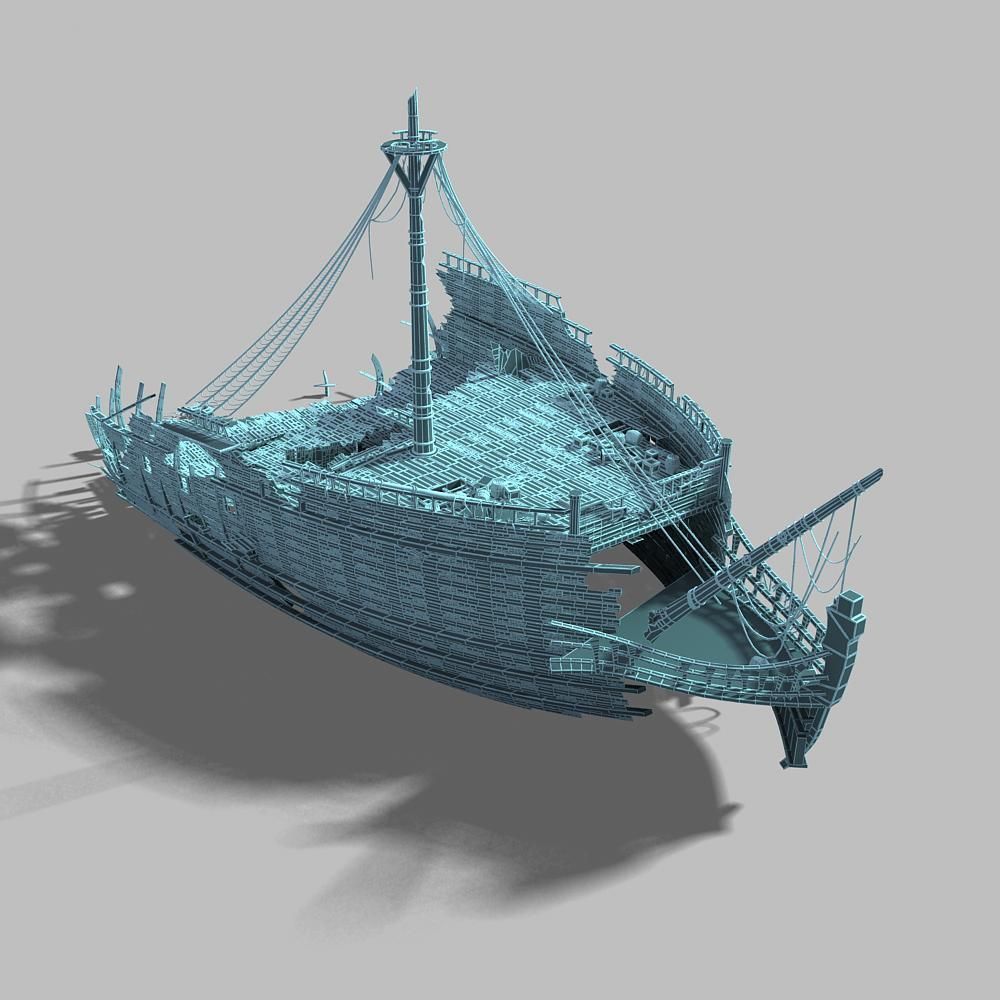 Shipwreck 01 3D model_8