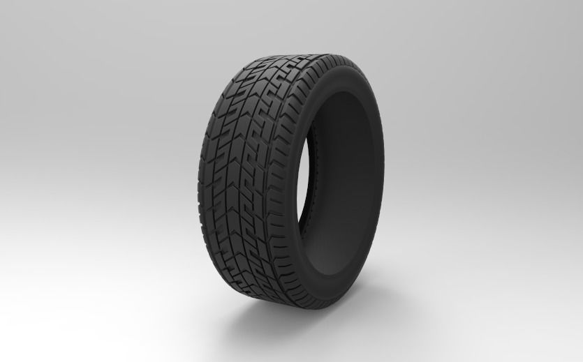 Car tire 3D model_2