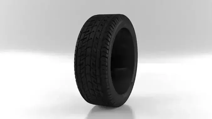 Car tire 3D model