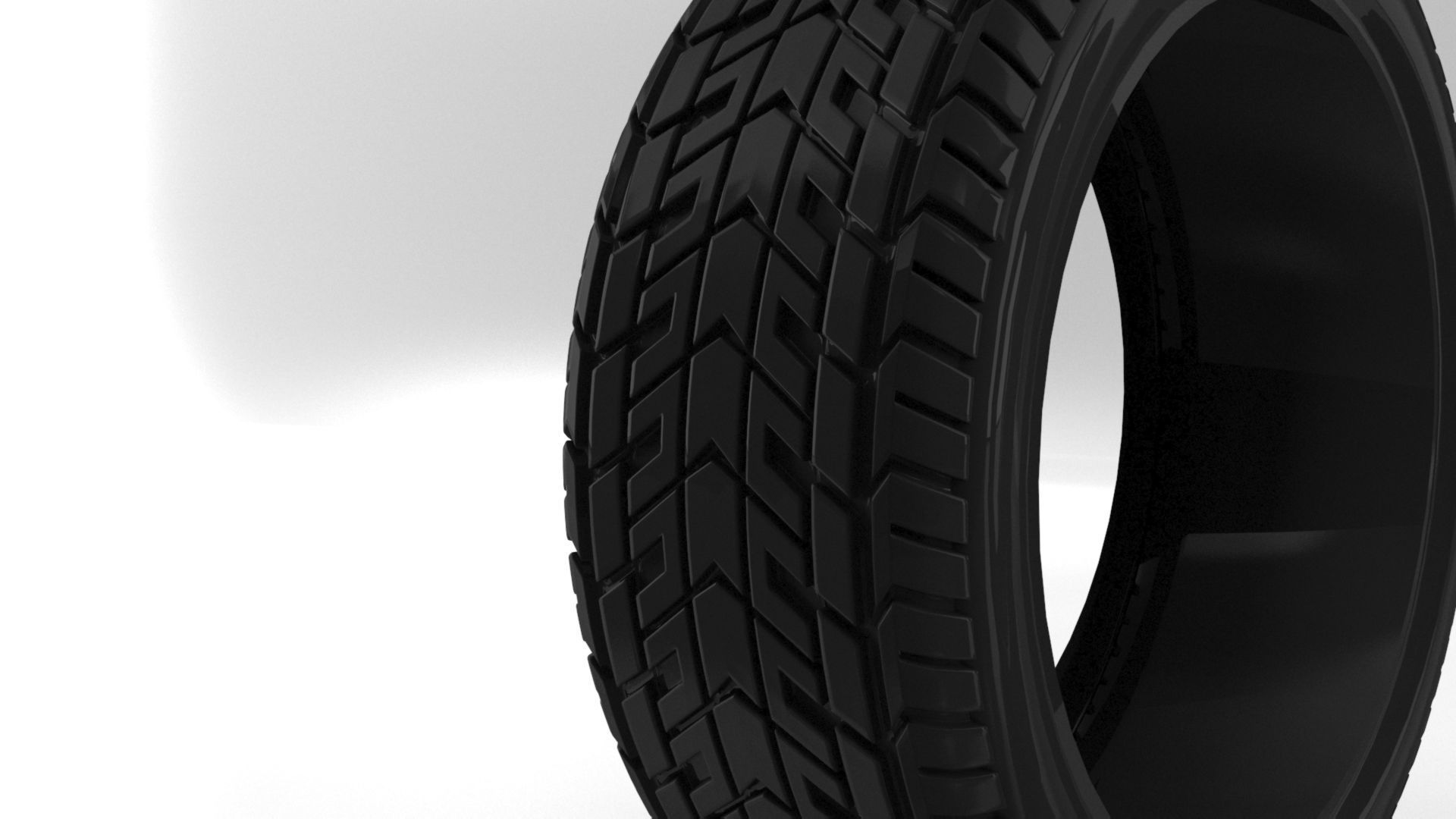 Car tire 3D model_3