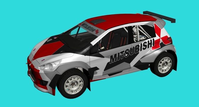 Racing car 3D model