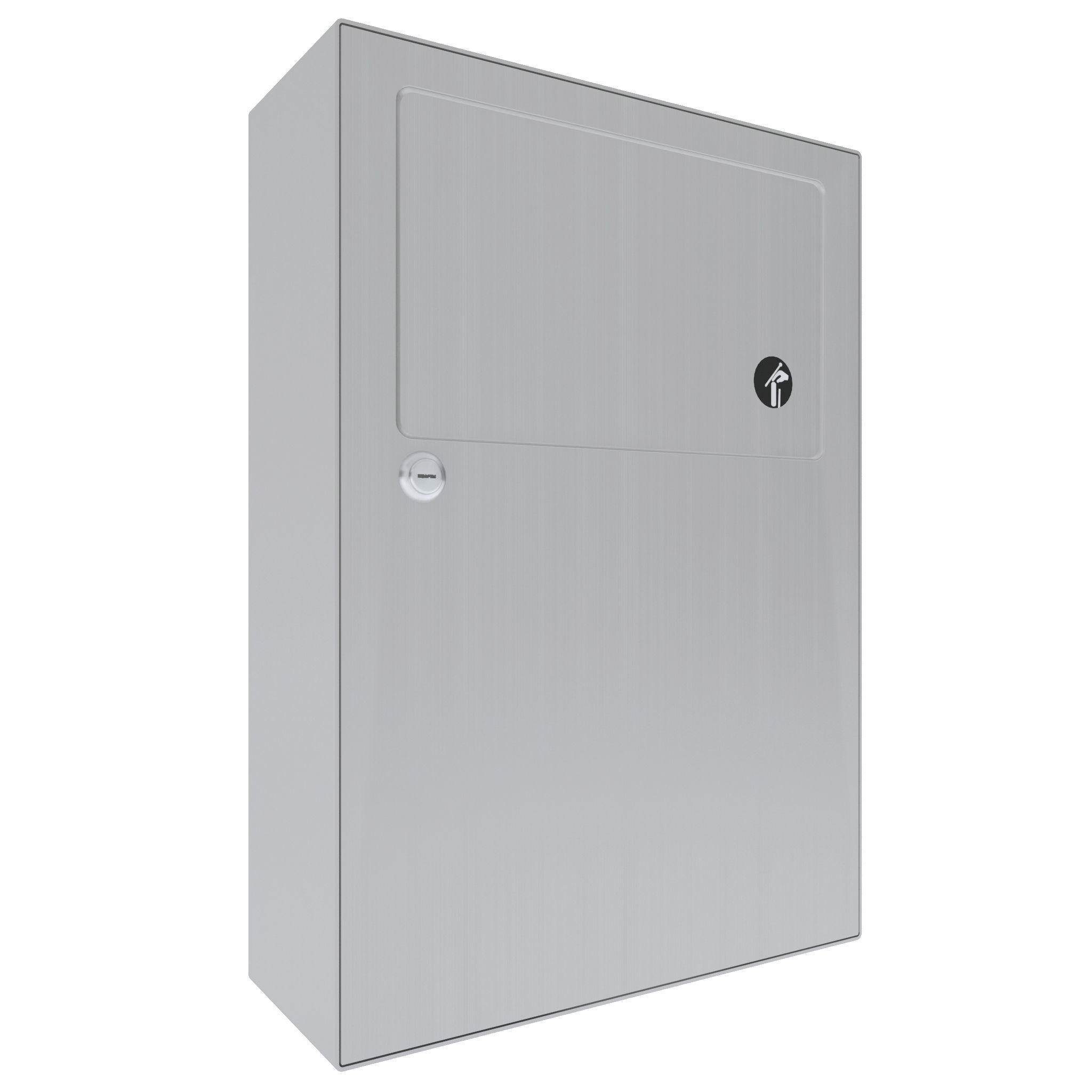 Toilet Stall-001B 3D model_15