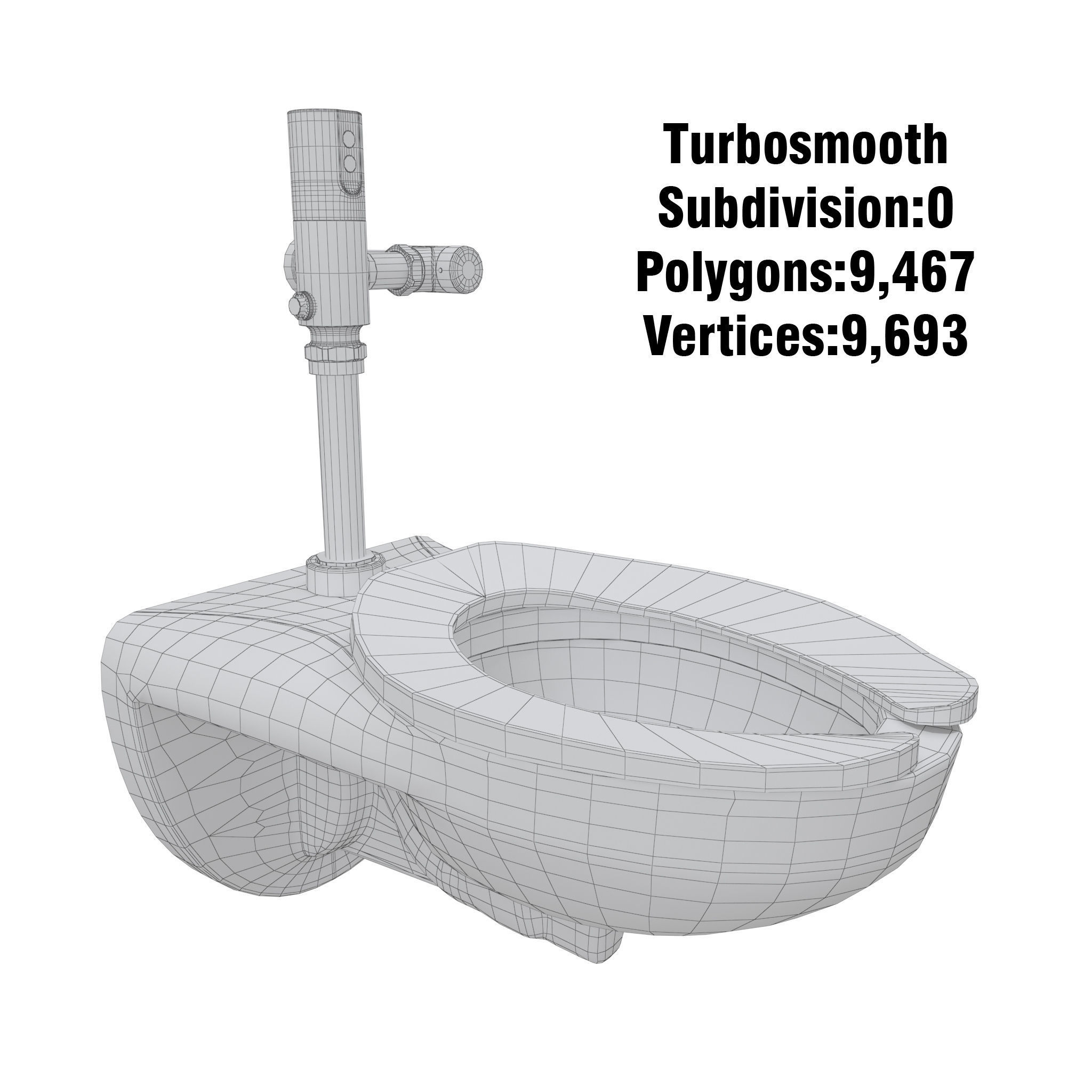 Toilet Stall-001B 3D model_10