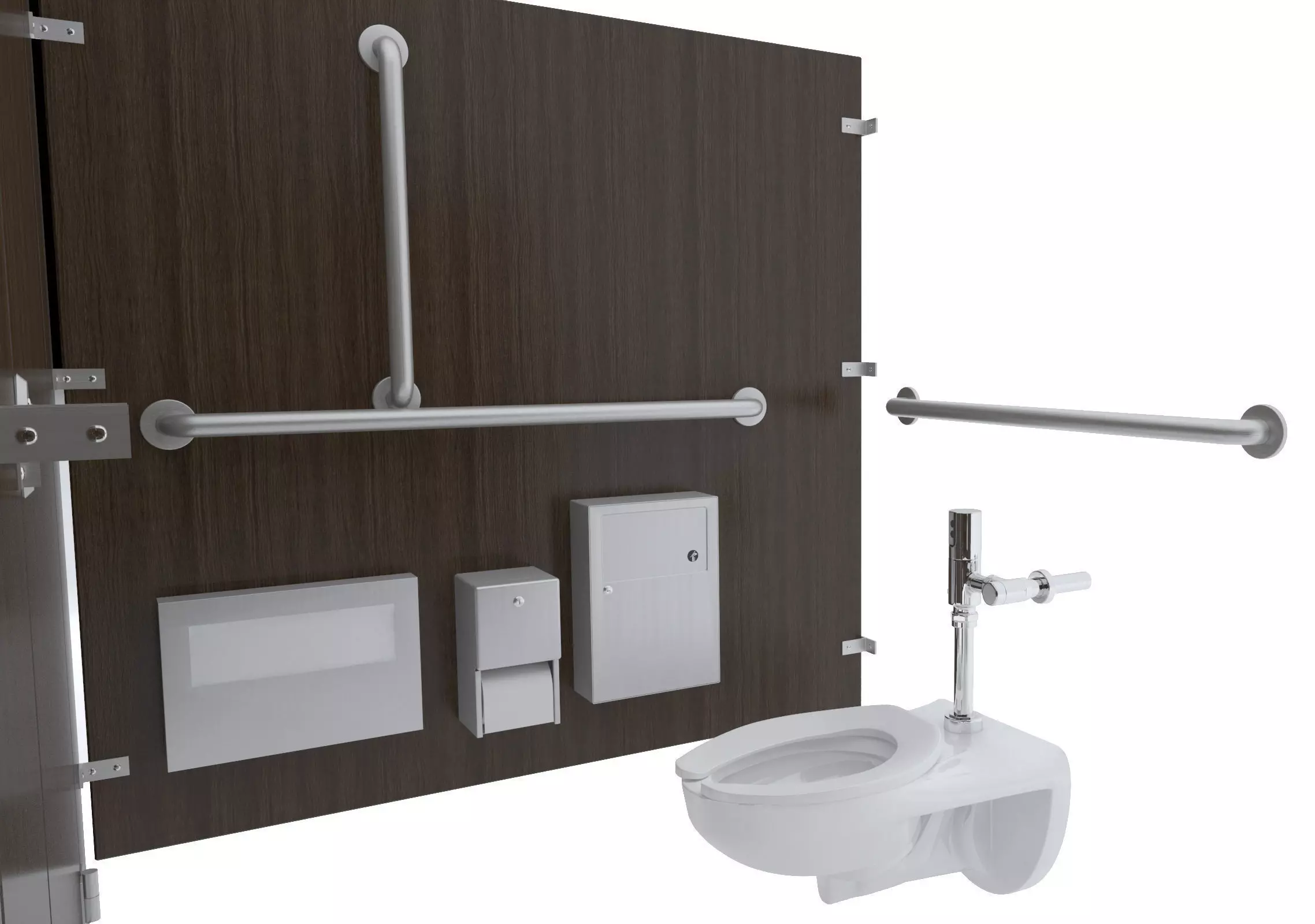 Toilet Stall-001B 3D model_0