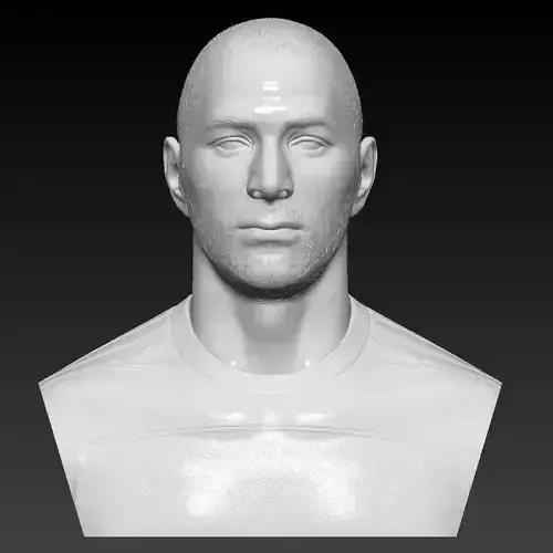 Karim Benzema Real Madrid bust - 3D sculpture handmade 3D print model