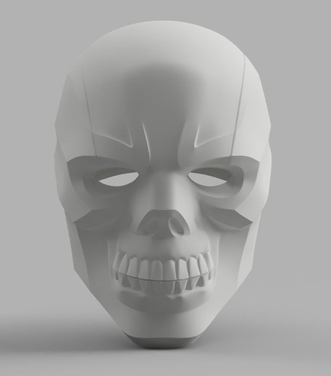 Black Mask Helmet 3D print model_1