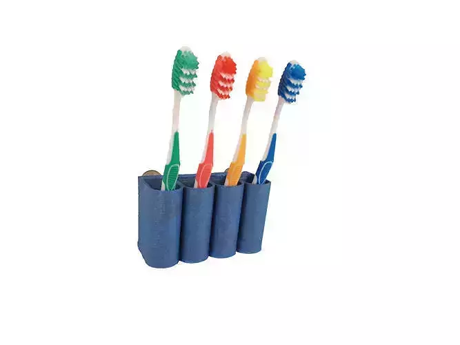 Toothbrush Holder wall mounted 3D print model