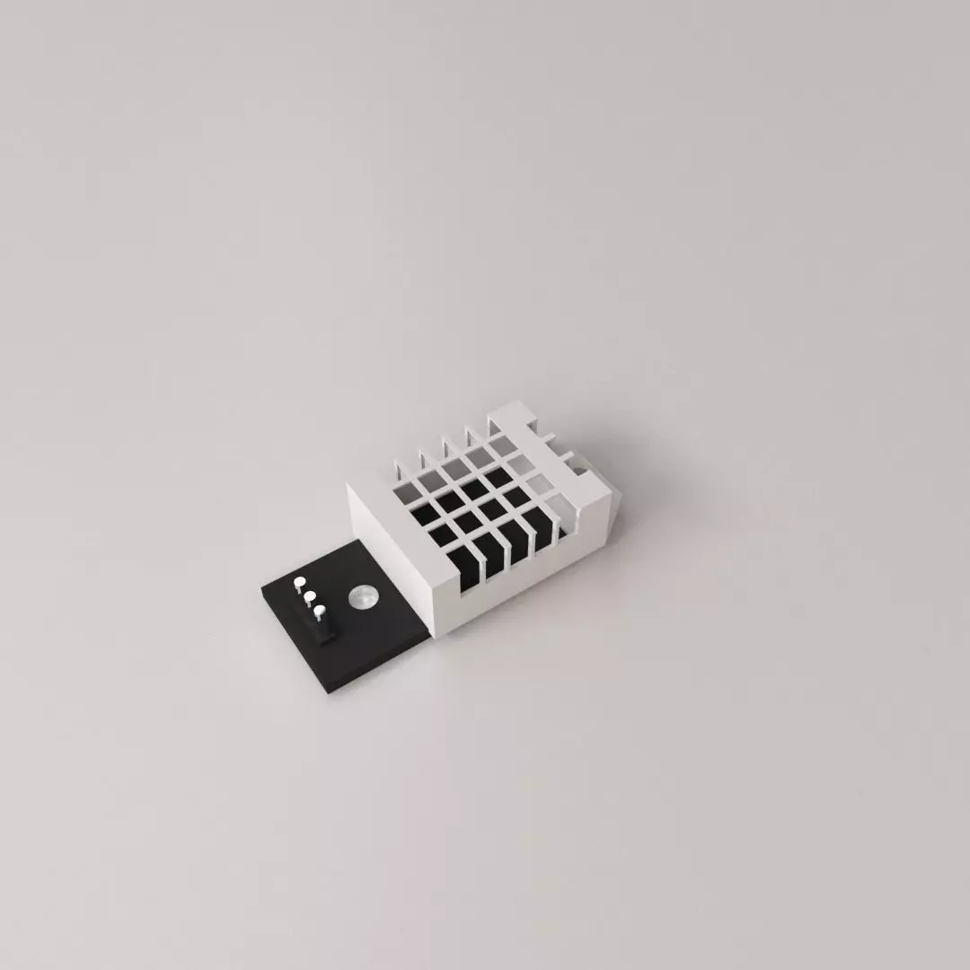 DHT22 Sensor 3D model_0