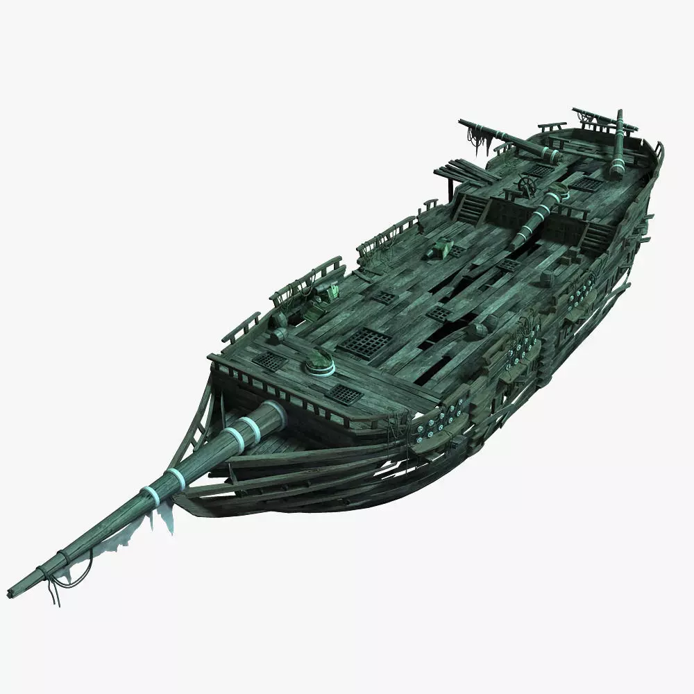 Shipwreck 02 3D model_0