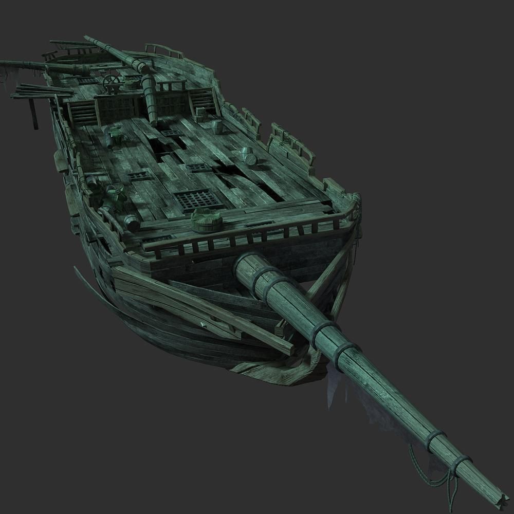 Shipwreck 02 3D model_7