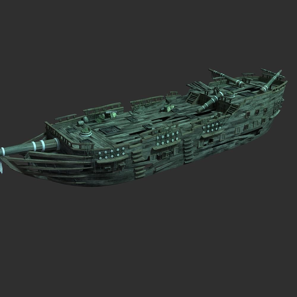 Shipwreck 02 3D model_5