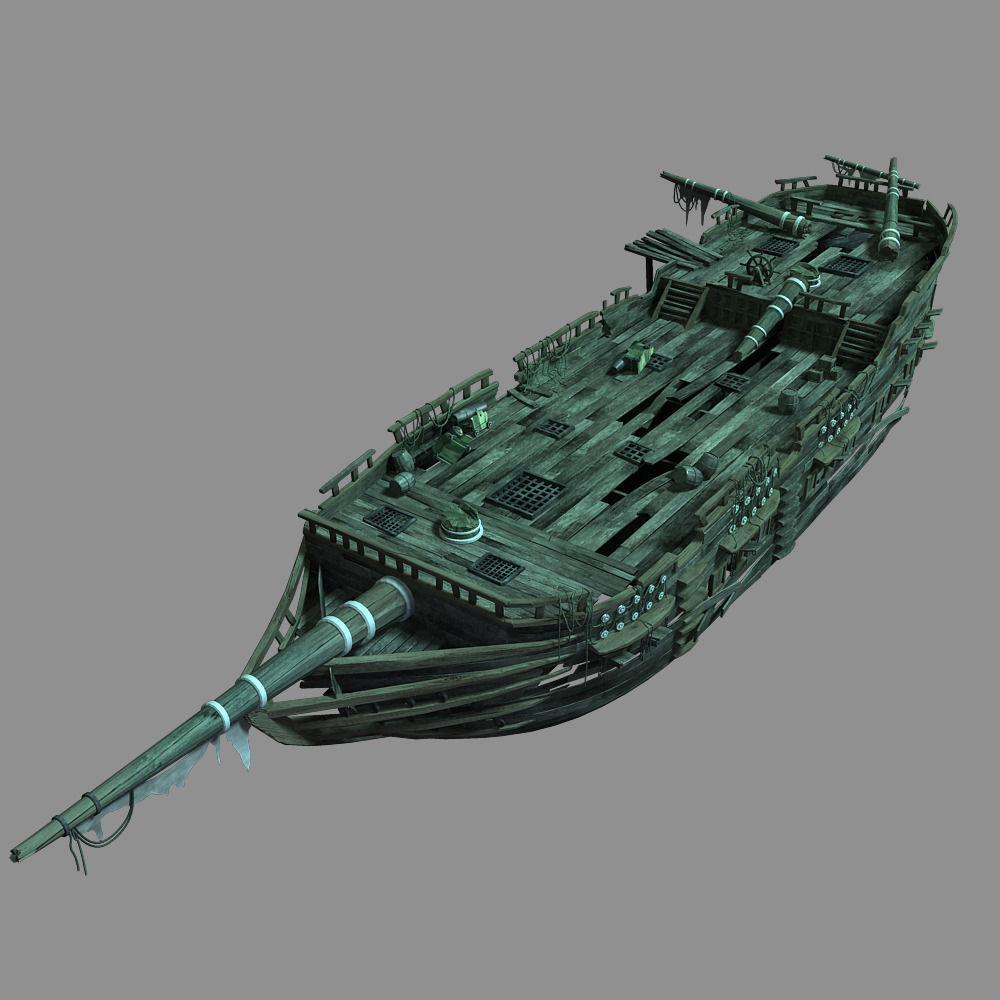 Shipwreck 02 3D model_9