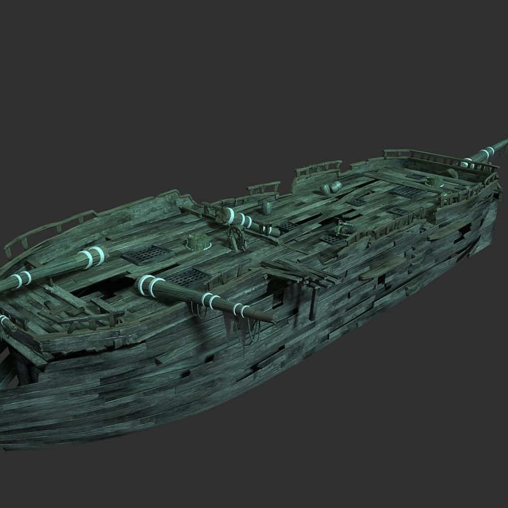 Shipwreck 02 3D model_4