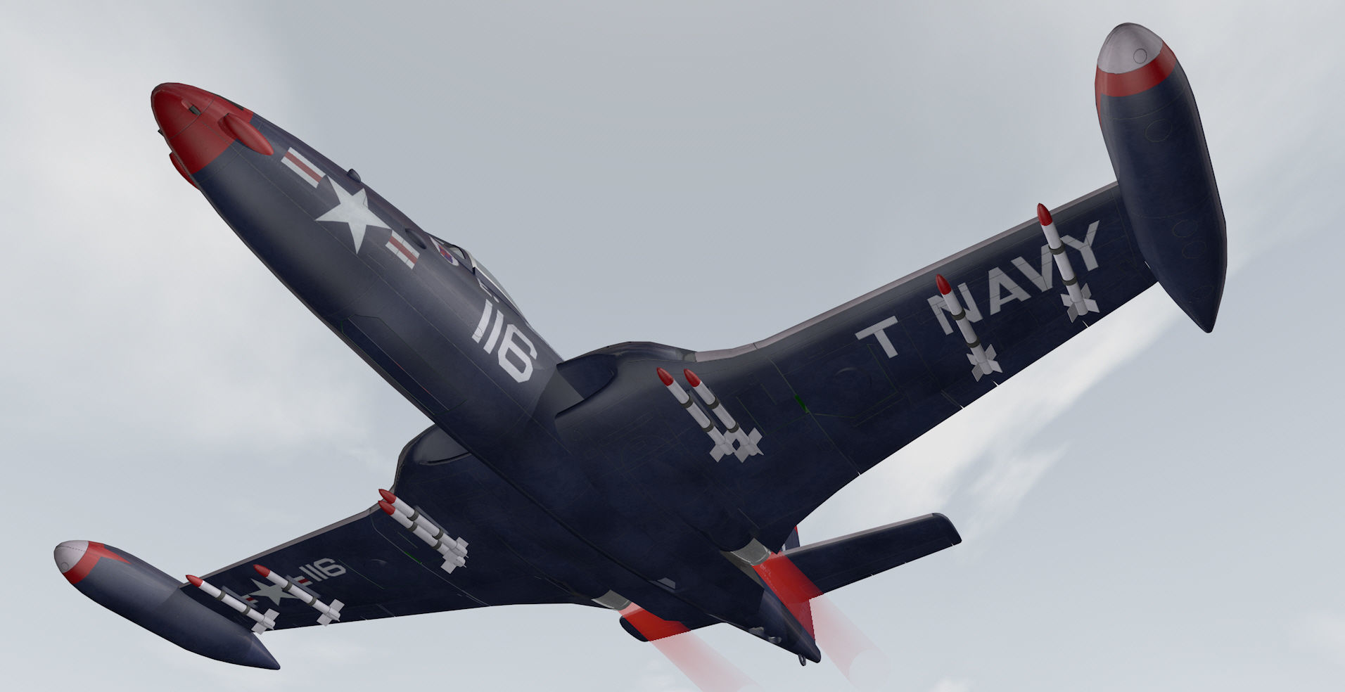 McDonnell F2H-2 Banshee 3D model_9