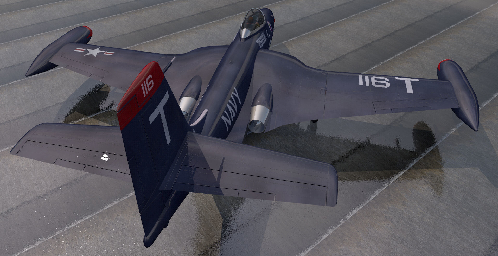 McDonnell F2H-2 Banshee 3D model_6