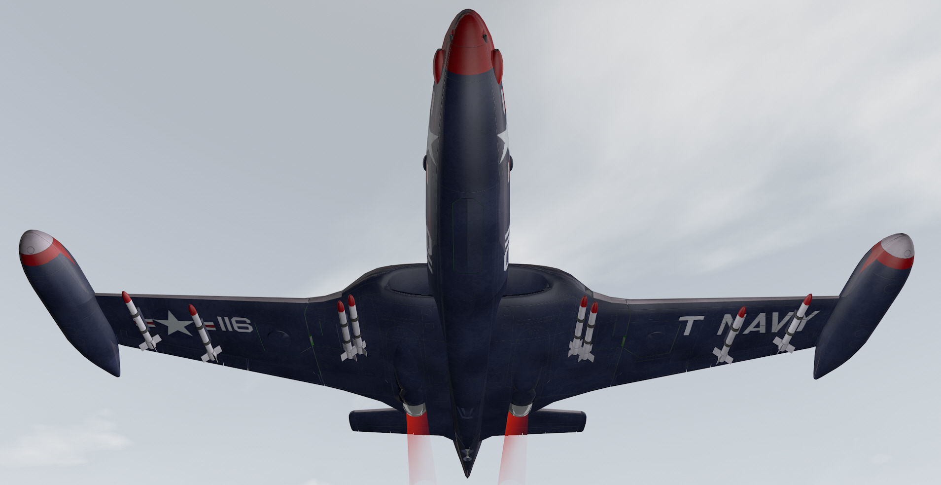 McDonnell F2H-2 Banshee 3D model_11
