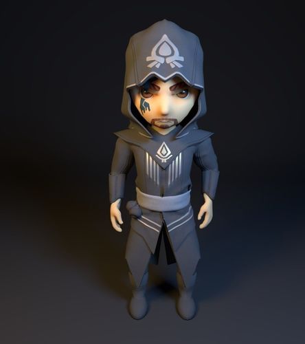 Assassins Creed Rebellion Character Low-poly 3D model
