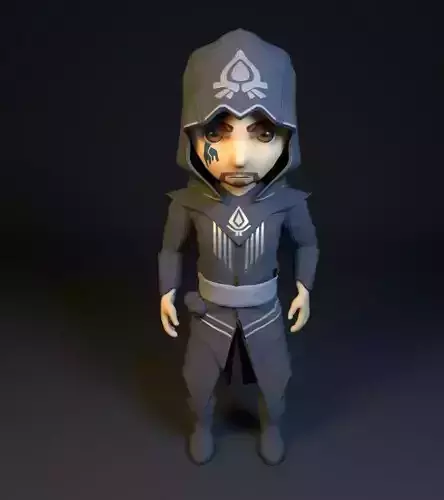 Assassins Creed Rebellion Character Low-poly 3D model