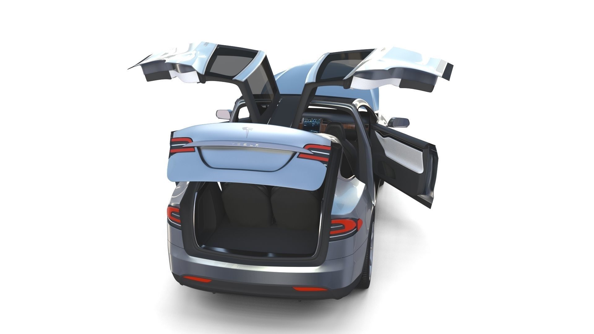 2017 Tesla S-X-3 Collection w interior 3D model_67