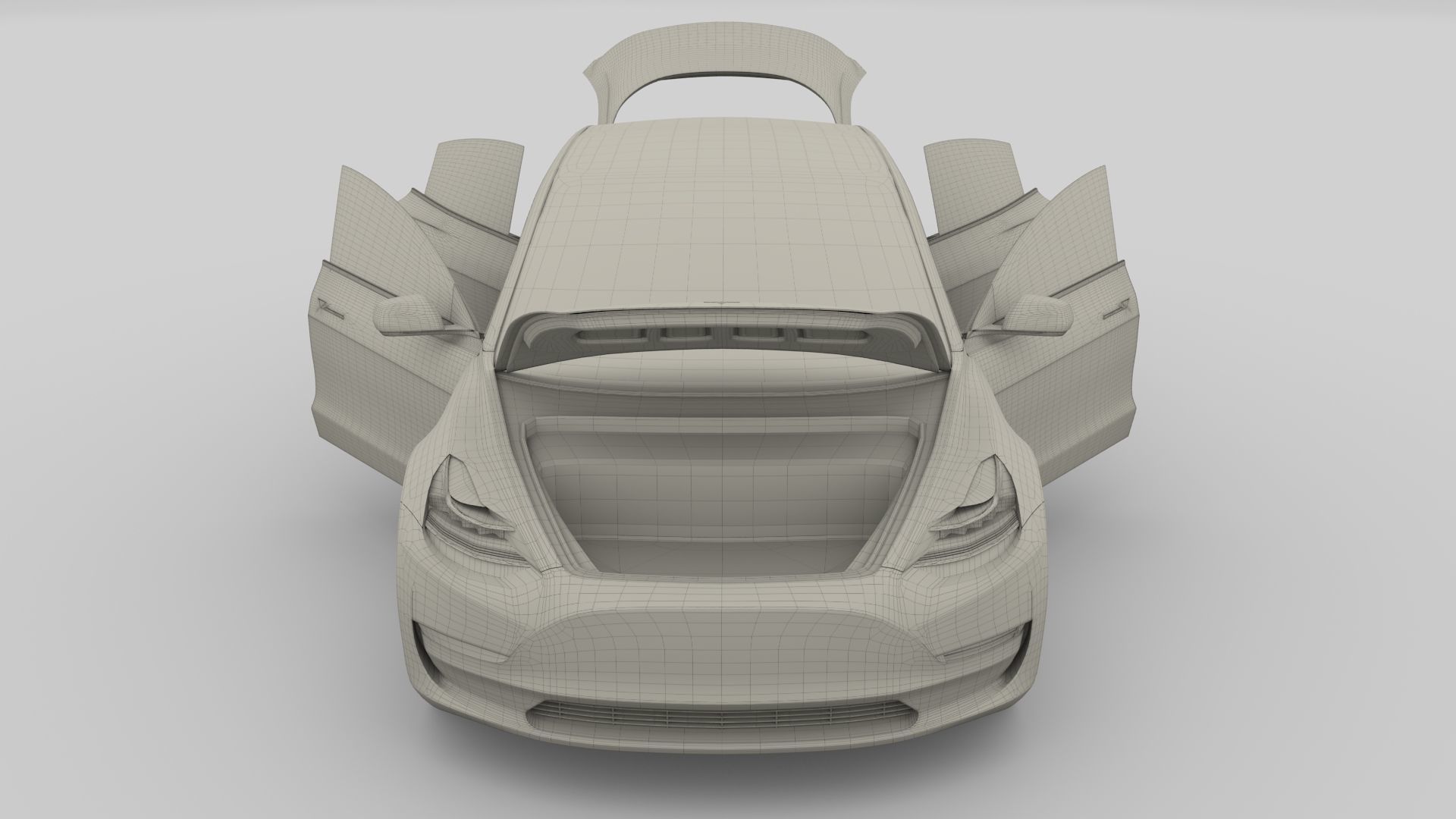 2017 Tesla S-X-3 Collection w interior 3D model_91