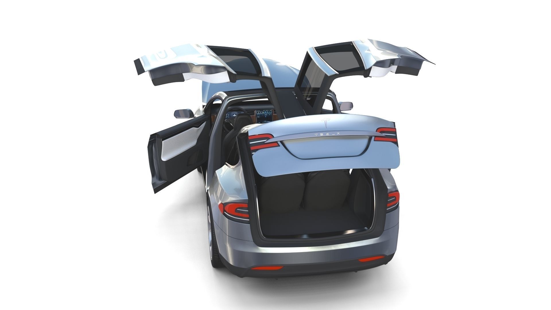 2017 Tesla S-X-3 Collection w interior 3D model_73