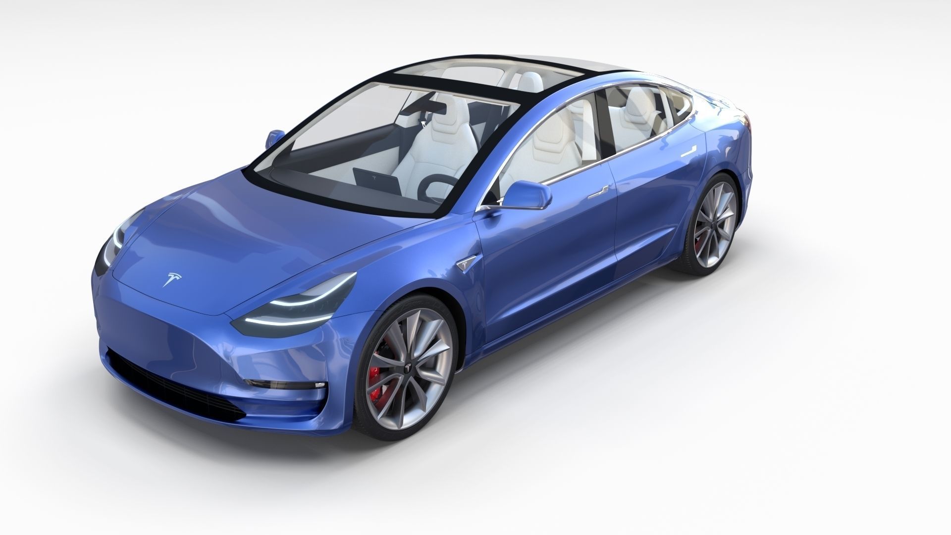 2017 Tesla S-X-3 Collection w interior 3D model_20