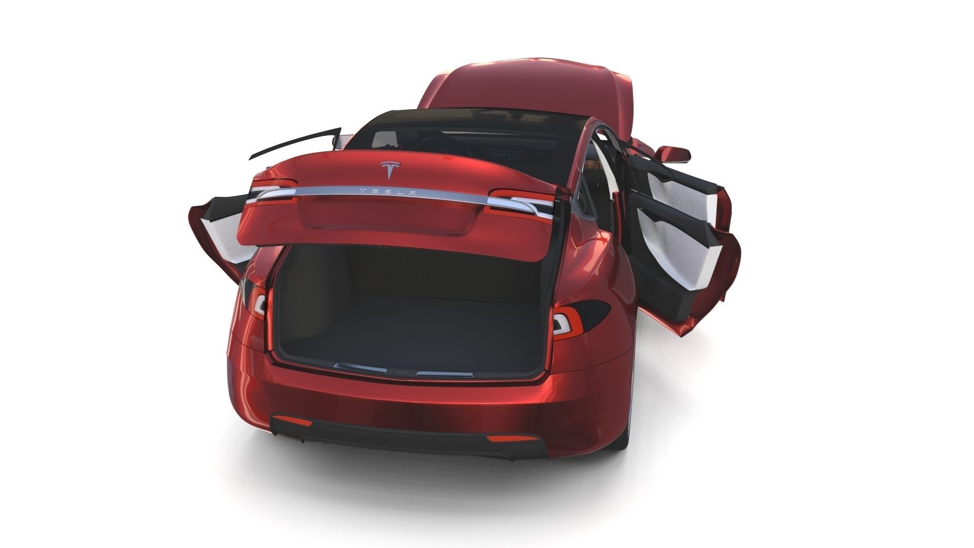 2017 Tesla S-X-3 Collection w interior 3D model_132