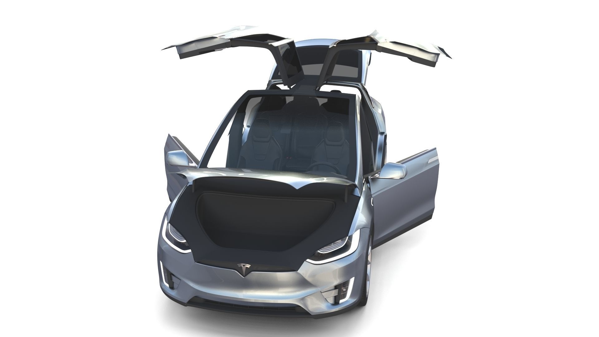 2017 Tesla S-X-3 Collection w interior 3D model_61