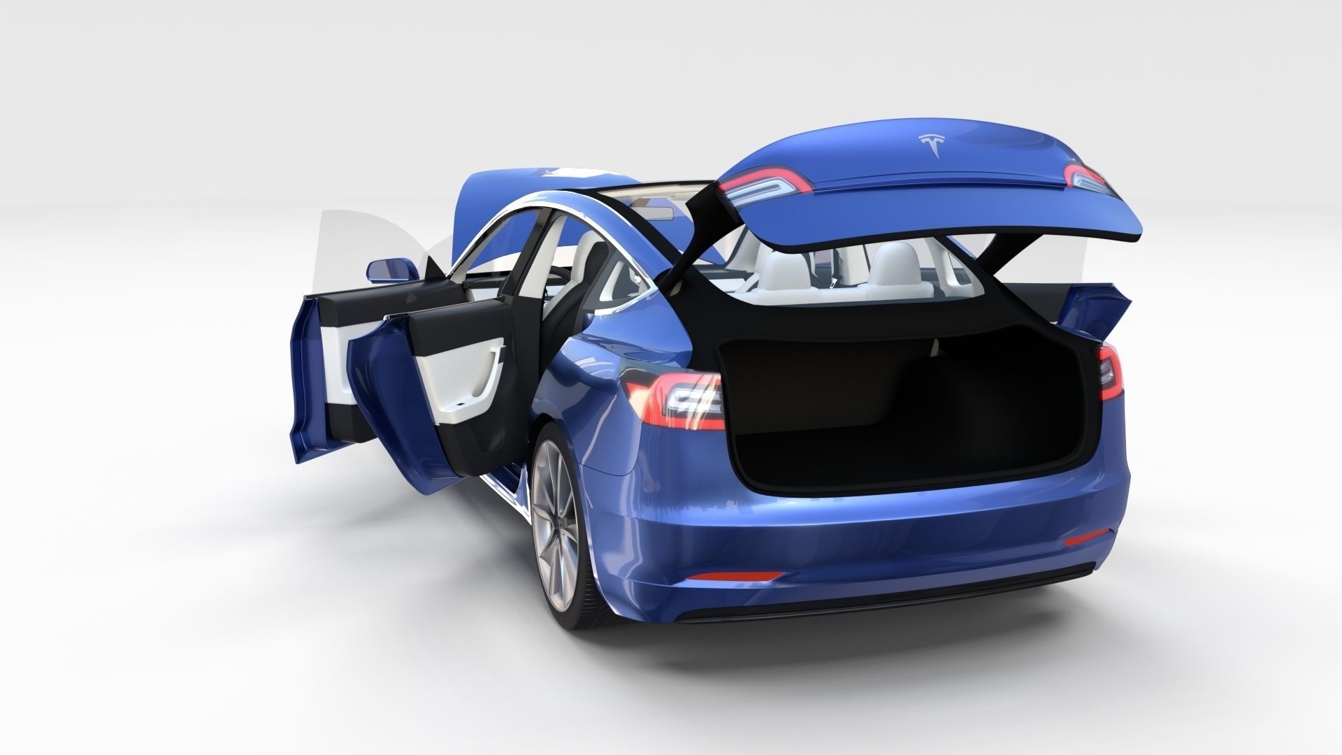 2017 Tesla S-X-3 Collection w interior 3D model_55