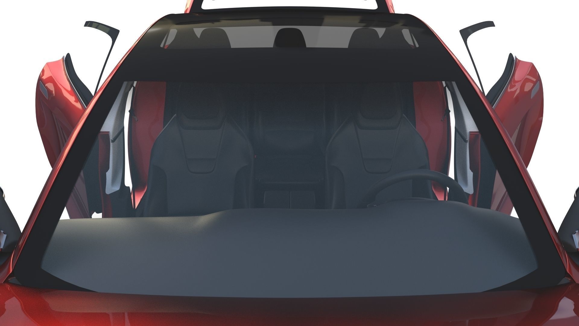 2017 Tesla S-X-3 Collection w interior 3D model_140